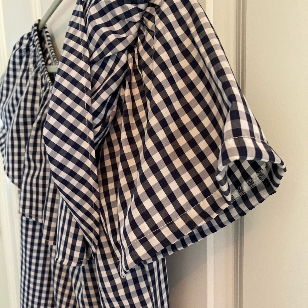 Gingham Blue Top. - image 2